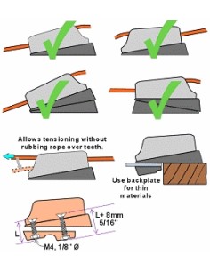 ClamCleat Support Cale Incliné 59mm CL819 H2O Sensations 2