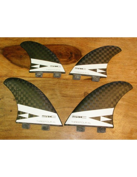 SIC Maui ThreeFour Carbon Quad/Tri Fin XL