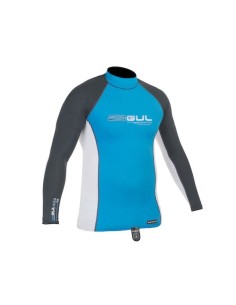 Gul Mens Xola UV Protection Long Sleeves Blue White GULRG0339BW H2O Sensations