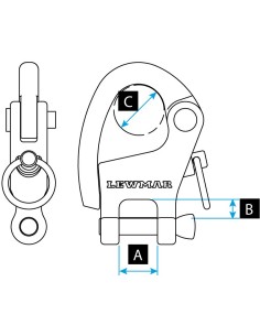 Lewmar Mousqueton Synchro 2