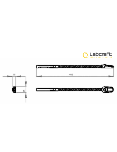 Labcraft LED Lampe de table à carte Bicolor 12V Labcraft LED Lampe de table à carte Bicolor 12V