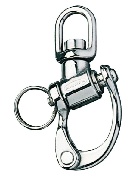 Ronstan Swivelling Small Bail Trunion Snap Shackle 70mm RF6111 H2O Sensations Ronstan Swivelling Small Bail Trunion Snap Shackle 70mm RF6111 H2O Sensations