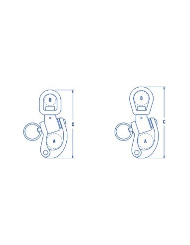 Ronstan Trunnion Nicro Snap Shackle Ronstan Trunnion Nicro Snap Shackle
