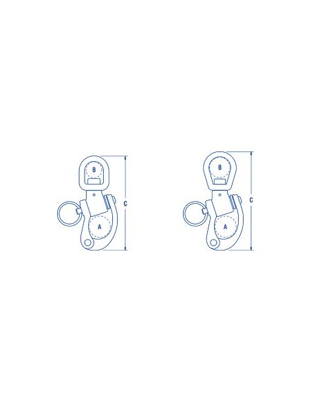 Ronstan Trunnion Nicro Snap Shackle Ronstan Trunnion Nicro Snap Shackle