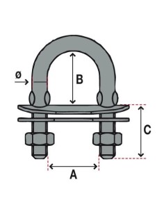 Ronstan Stainless Steel U Bolts 9.5mm 5/16*3" UNF RF547 H2O Sensations 2