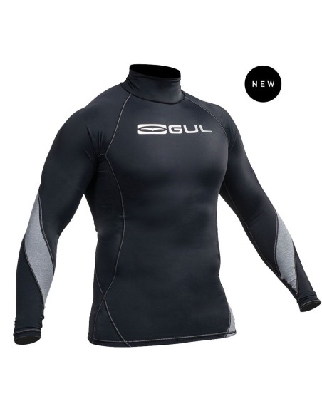 Gul Mens Xola UV Protection Long Sleeves Black GULRG0339BK H2O Sensations