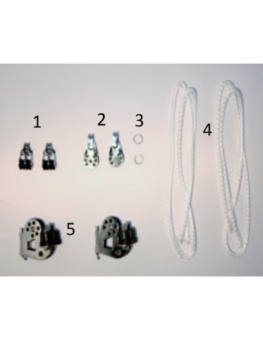 Nacra Cunningham System 1:16 Harken Bullet & 16mm