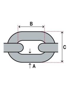 Chaine Ancré Zinguée Calibree 2