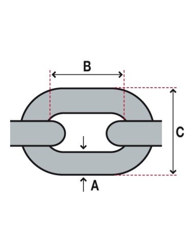 Chaine Ancré Zinguée Calibree Chaine Ancré Zinguée Calibree