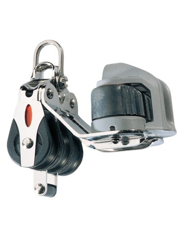 Ronstan Poulie 20mm Triple Ringot Serre-Ecoute Manille RF20332 H2O Sensations