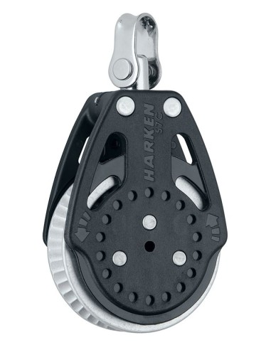 Harken Carbo Poulie 57mm Simple Emerillon Ratchamatic*2.0