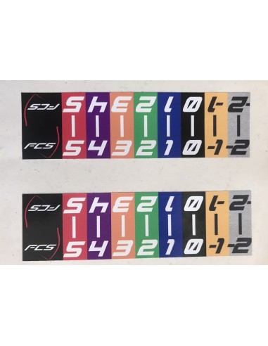 Nacra FCS Autocollant Réglage Trim Foil NAC32433 H2O Sensations