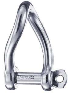 Wichard Shackle Twisted Self-locking 10mm 1225 H2O Sensations