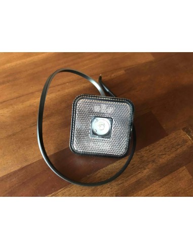 Trailer White Front Side Light Complet