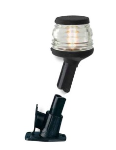 Aquasignal 360 ° all horizon white lights on tilting mast series 20