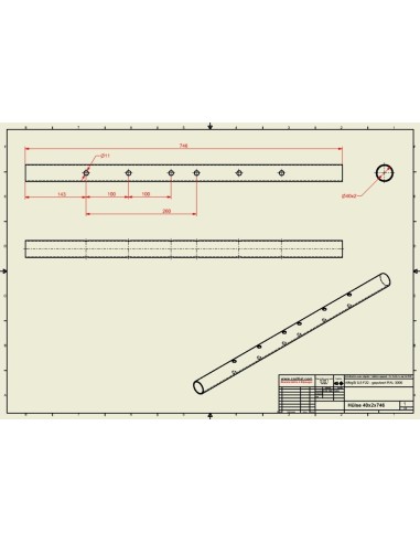 CadKat Ecoline Extension/Timon Partie Ajustable 746mm 547 H2O Sensations CadKat Ecoline Extension/Timon Partie Ajustable 746mm 547 H2O Sensations