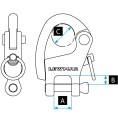 Lewmar Synchro Snap Shackle 60mm Lewmar Synchro Snap Shackle 60mm