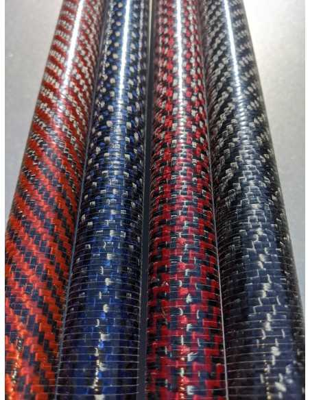 Malcheski Telescopic Carbon Tiller Stick Couleur 1575-2920mm MAL0001 H2O Sensations