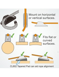 ClamCleat Racing Mini Silver CL222 H2O Sensations 2