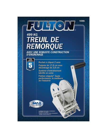 Fulton Treuil Remorque 499kg 142100 H2O Sensations