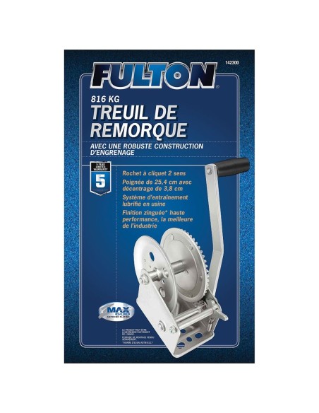 Fulton Trailer Winch 816kg 142300 H2O Sensations Fulton Trailer Winch 816kg 142300 H2O Sensations