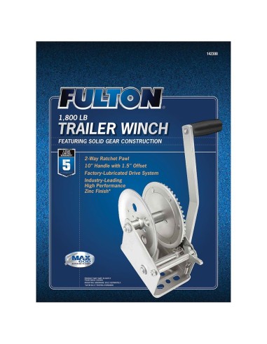 Fulton Trailer Winch 816kg 142300 H2O Sensations Fulton Trailer Winch 816kg 142300 H2O Sensations