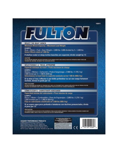 Fulton Trailer Winch 816kg 142300 H2O Sensations Fulton Trailer Winch 816kg 142300 H2O Sensations