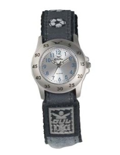 Gul Children Micro Chrome Aluminium Dial Velcro Strap