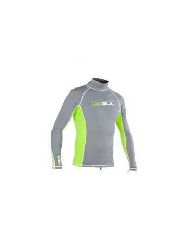 Gul Mens Xola UV Protection Long Sleeves Green Grey RG0329 H2O Sensations Gul Mens Xola UV Protection Long Sleeves Green Grey RG0329 H2O Sensations