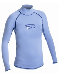 Gul Girls Seaspray Rashguard Long Sleeves Baby Blue Junior XL RG0310 H2O Sensations
