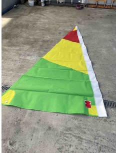 Topper Topaz Taz Main Sail Dacron 5oz Red Yellow Green TOPTZW60IRYG H2O Sensations