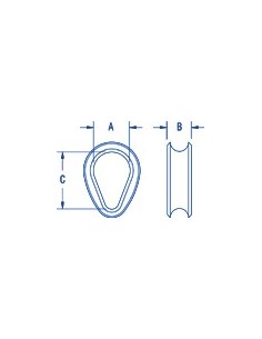 Ronstan Sailmaker's Thimble 6mm rf2183 H2O Sensations 2