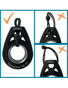 Allen 20mm Dynamic Poulie Double Tie-on lashing A2022Tii H2O Sensations 2
