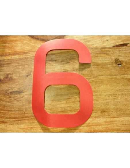 Numéro Voile Autocollant Insigna Rouge 230mm BAINSN230RE H2O Sensations