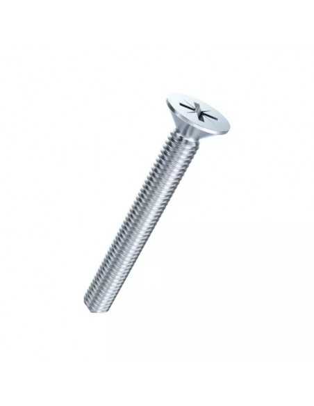 Vis Metrique Inox A2 M5 8mm Pozidriv Tête Fraisée Plate A2M5PCFH08