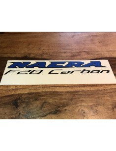 Nacra F20 Carbon Autocollant Coque Arrière Latéral H2O Sensations