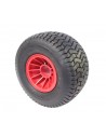 CadKat Trolley EuroTrax balloon wheel - 18x9.5-8 knobbly Red 377 H2O Sensations