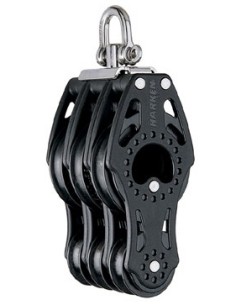 Harken Carbo Poulie 57mm Sixtuple Emerillon Palan 12:1