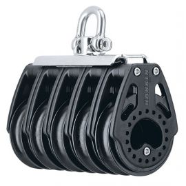 Harken Carbo Poulie 57mm Quintuple avec Emerillon pour Palan 10:1