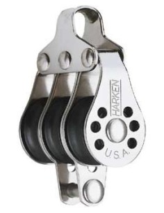 Harken Micro Poulie 22mm Triple Ringot