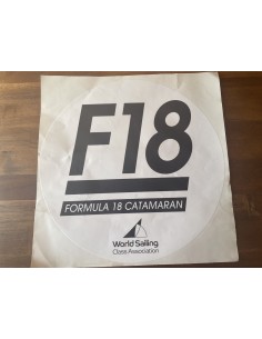 F18 International Mainsail Class Adhesive 30cm sticker H2O Sensations