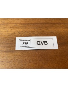 F18 International Mast Rudder Daggerboard Measurement Adhesive sticker H2O Sensations