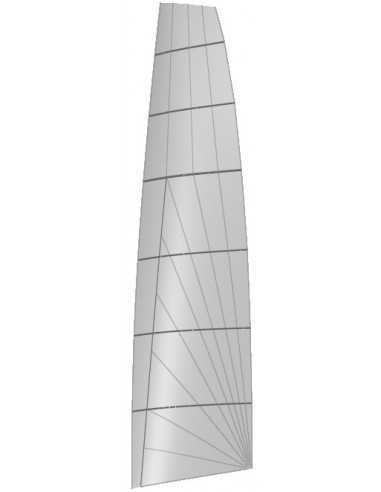 KS Nacra F20 Carbon Mainsail Black ZZ Aramid H2O Sensations