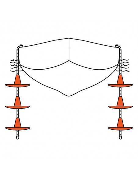 H2O Sensations Davis Rocker Stopper Kit 3pcs H2ODAV352-3