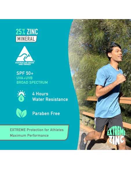 Sun Zapper Extreme BRONZE Zinc Stick SPF 50+ 15g uvb uva H2O Sensations Sun Zapper Extreme BRONZE Zinc Stick SPF 50+ 15g uvb uva H2O Sensations