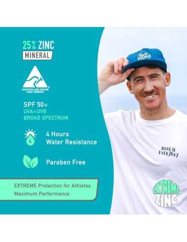 Sun Zapper Extreme TAN Zinc Stick SPF 50+ 15g H2O Sensations Sun Zapper Extreme TAN Zinc Stick SPF 50+ 15g H2O Sensations