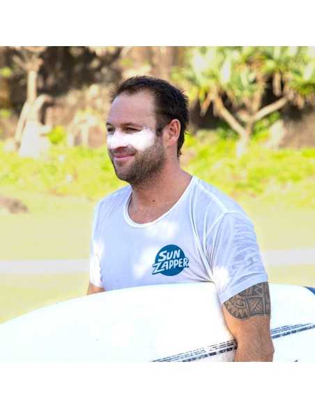 Sun Zapper Extreme Shell White Zinc Stick SPF 50+ 15g uva uvb H2O Sensations