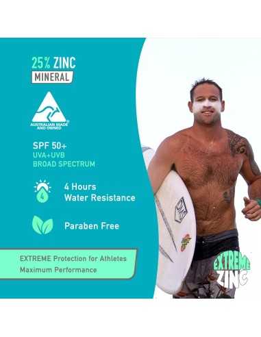 Sun Zapper Extreme Shell White Zinc Stick SPF 50+ 15g H2O Sensations Sun Zapper Extreme Shell White Zinc Stick SPF 50+ 15g H2O Sensations