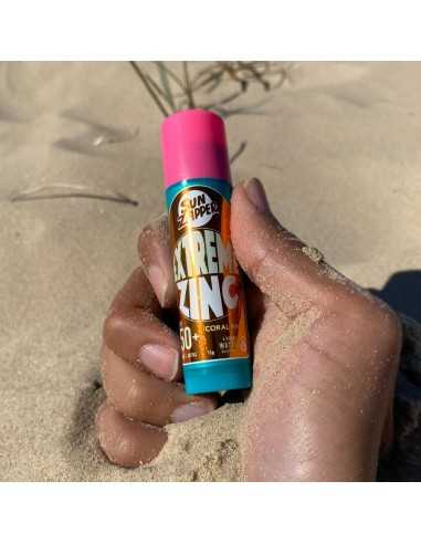 Sun Zapper Extreme Coral Pink Zinc Stick SPF 50+ 15g uva uvb H2O Sensations Sun Zapper Extreme Coral Pink Zinc Stick SPF 50+ 15g uva uvb H2O Sensations