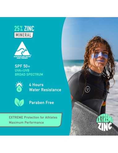 Sun Zapper Extreme Blue Bay Zinc Stick SPF 50+ 15g uva uvb H2O Sensations Sun Zapper Extreme Blue Bay Zinc Stick SPF 50+ 15g uva uvb H2O Sensations